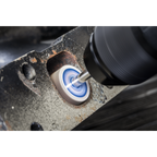 25 x 10mm Abrasive Flap Wheel with 6mm Shaft Assorted Grit - Pack of 5 FW2510ASS