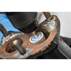 25 x 10mm Abrasive Flap Wheel with 6mm Shaft Assorted Grit - Pack of 5 FW2510ASS