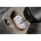 25 x 10mm Abrasive Flap Wheel with 6mm Shaft Assorted Grit - Pack of 5 FW2510ASS