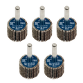 25 x 20mm Abrasive Flap Wheel with 6mm Shaft 60Grit - Pack of 5 FW2520605