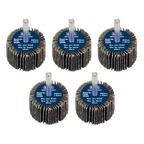 40 x 30mm Abrasive Flap Wheel with 6mm Shaft 40Grit - Pack of 5 FW4030405