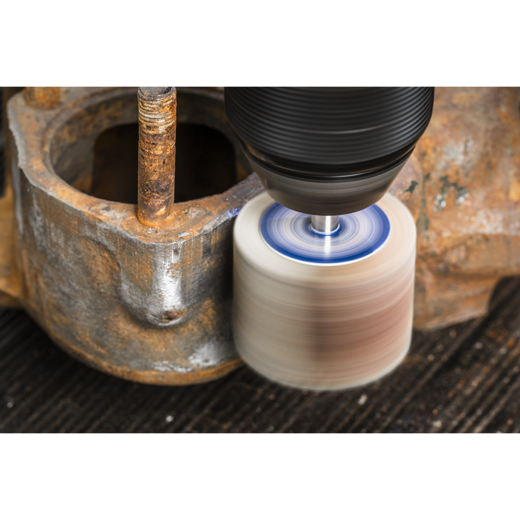 40 x 30mm Abrasive Flap Wheel with 6mm Shaft 60Grit - Pack of 5 FW4030605