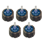 40 x 30mm Abrasive Flap Wheel with 6mm Shaft 60Grit - Pack of 5 FW4030605