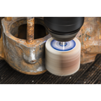 40 x 30mm Abrasive Flap Wheel with 6mm Shaft Assorted Grit - Pack of 5 FW4030ASS