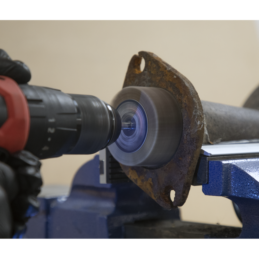 60 x 30mm Abrasive Flap Wheel with 6mm Shaft 60Grit - Pack of 5 FW6030605