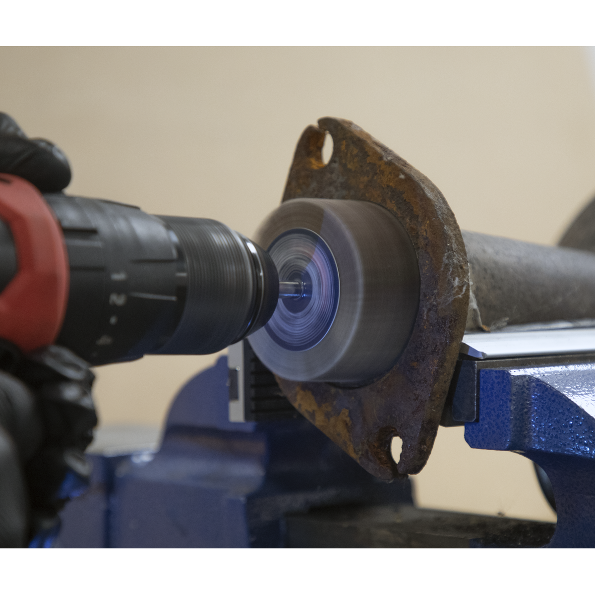 60 x 30mm Abrasive Flap Wheel with 6mm Shaft 80Grit - Pack of 5 FW6030805