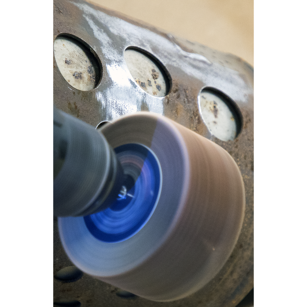 80 x 40mm Abrasive Flap Wheel with 6mm Shaft 80Grit - Pack of 5 FW8040805
