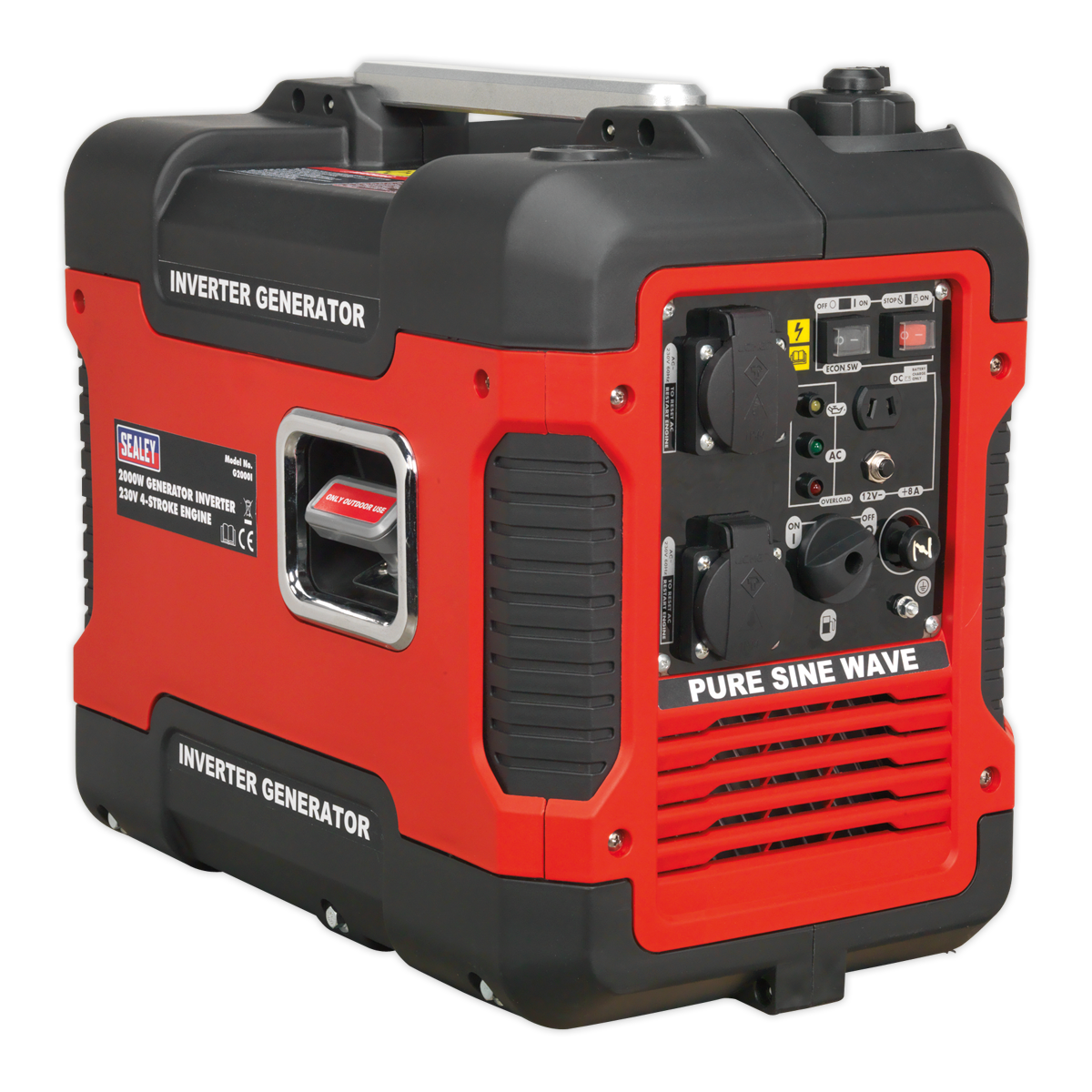 2000W Inverter Generator 4-Stroke Engine 230V G2000I