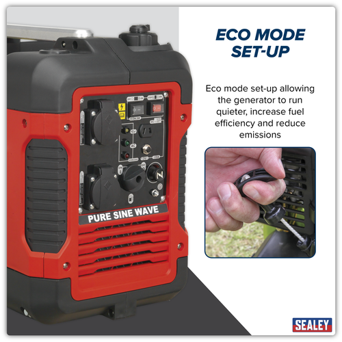 2000W Inverter Generator 4-Stroke Engine 230V G2000I