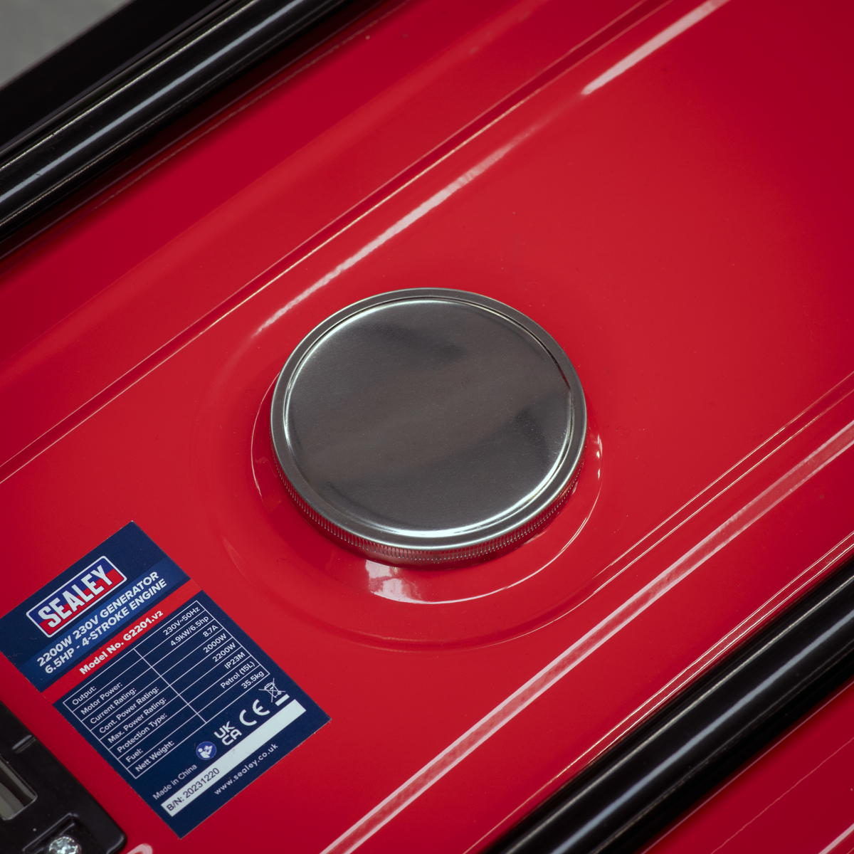 2200W Generator 6.5hp 4-Stroke Engine 230V G2201