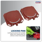 Steering Turntables - Pair GA44