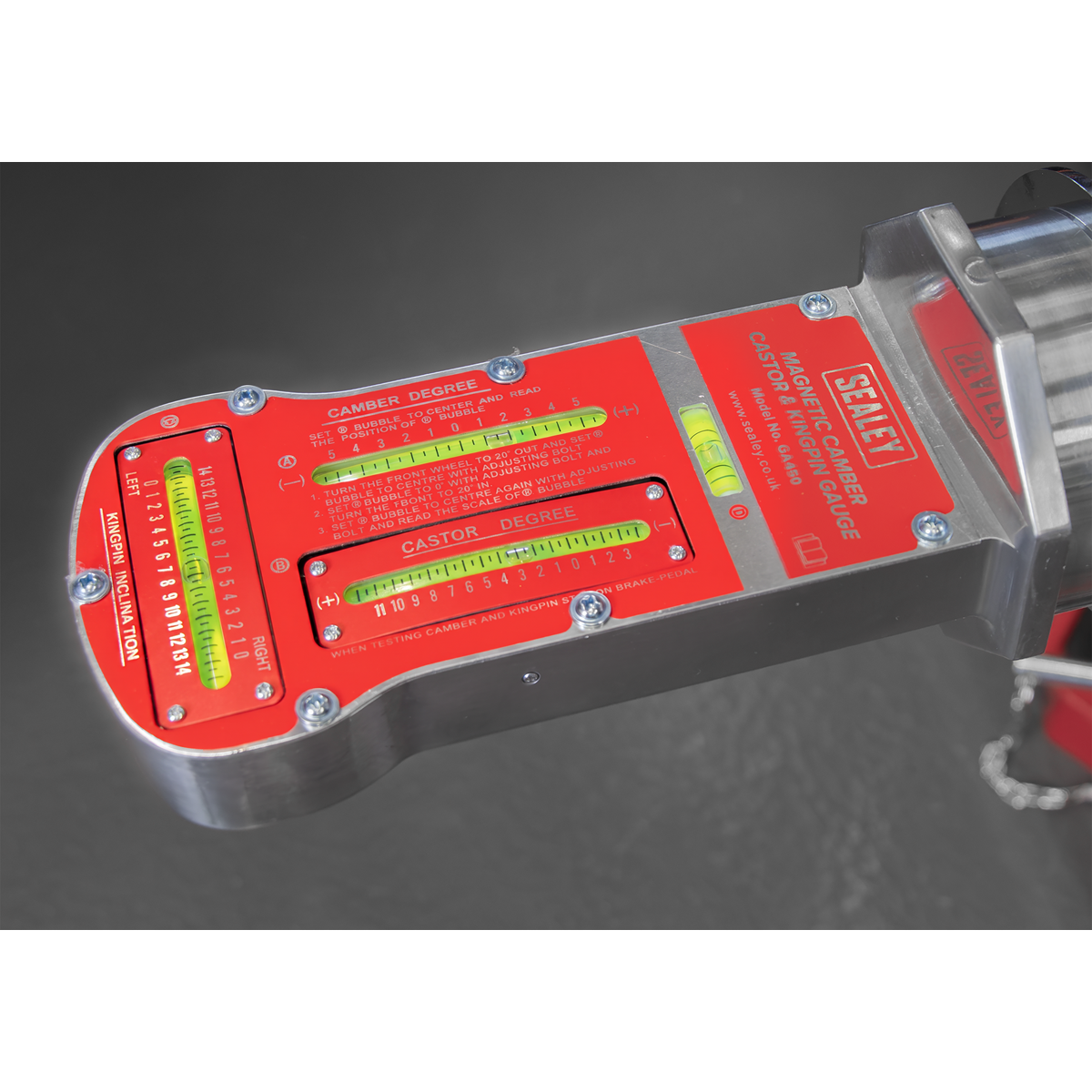 Magnetic Camber Castor & Kingpin Gauge GA450