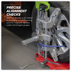 Wheel Alignment Clamp for Magnetic Camber Castor & Kingpin Gauges GA470