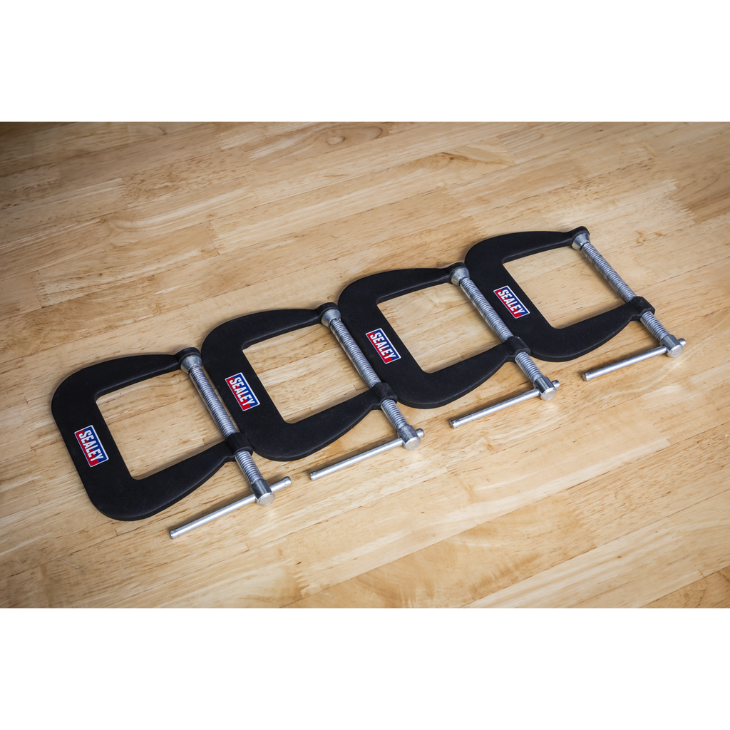 Junior C-Clamp Set 64 x 64mm 4pc GCC01