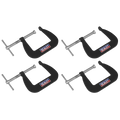 Junior C-Clamp Set 64 x 64mm 4pc GCC01