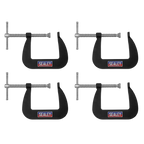 Junior C-Clamp Set 64 x 64mm 4pc GCC01