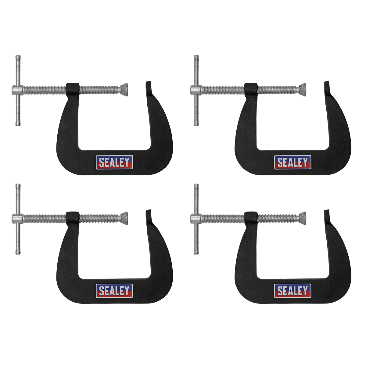 Junior C-Clamp Set 64 x 64mm 4pc GCC01