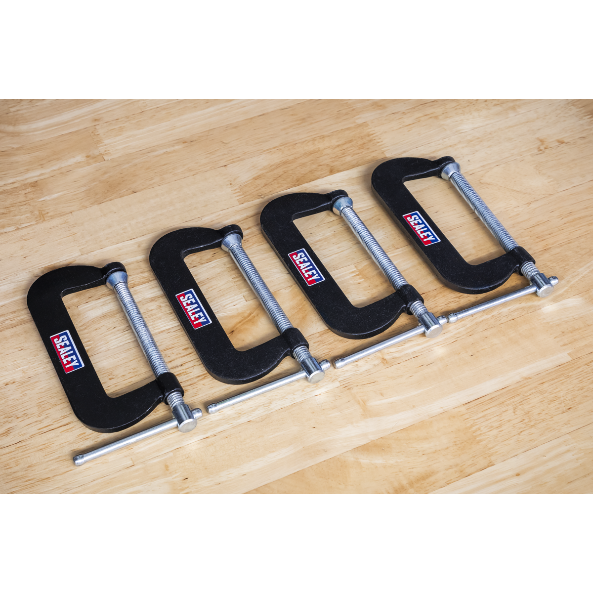 Junior C-Clamp Set 76 x 35mm 4pc GCC02