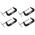 Junior C-Clamp Set 76 x 35mm 4pc GCC02