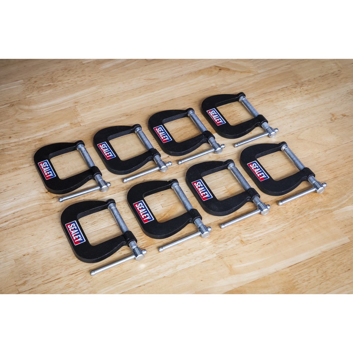 Junior C-Clamp Set 38 x 38mm 8pc GCC03