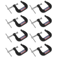 Junior C-Clamp Set 28 x 28mm 8pc GCC05