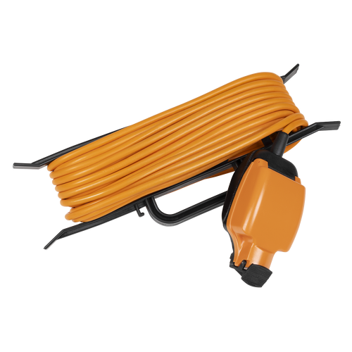 15m Weatherproof Extension Lead with H-Frame 1 x 230V GCR15H