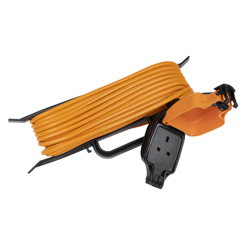 15m Weatherproof Extension Lead with H-Frame 1 x 230V GCR15H