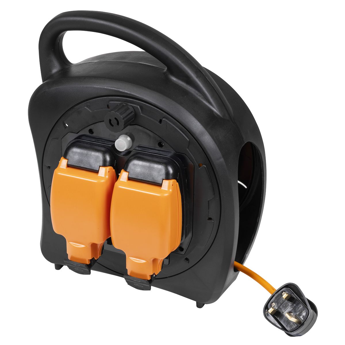 15m Weatherproof Extension Reel with Thermal Trip 2 x 230V GCR15