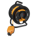 25m Weatherproof In-Line Socket with Thermal Cutout & 3m Additional Plug Cable GCR25