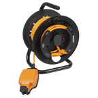 25m Weatherproof In-Line Socket with Thermal Cutout & 3m Additional Plug Cable GCR25