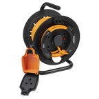 25m Weatherproof In-Line Socket with Thermal Cutout & 3m Additional Plug Cable GCR25