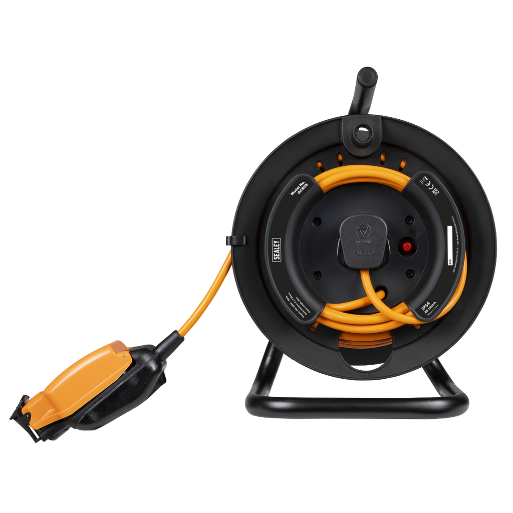 25m Weatherproof In-Line Socket with Thermal Cutout & 3m Additional Plug Cable GCR25