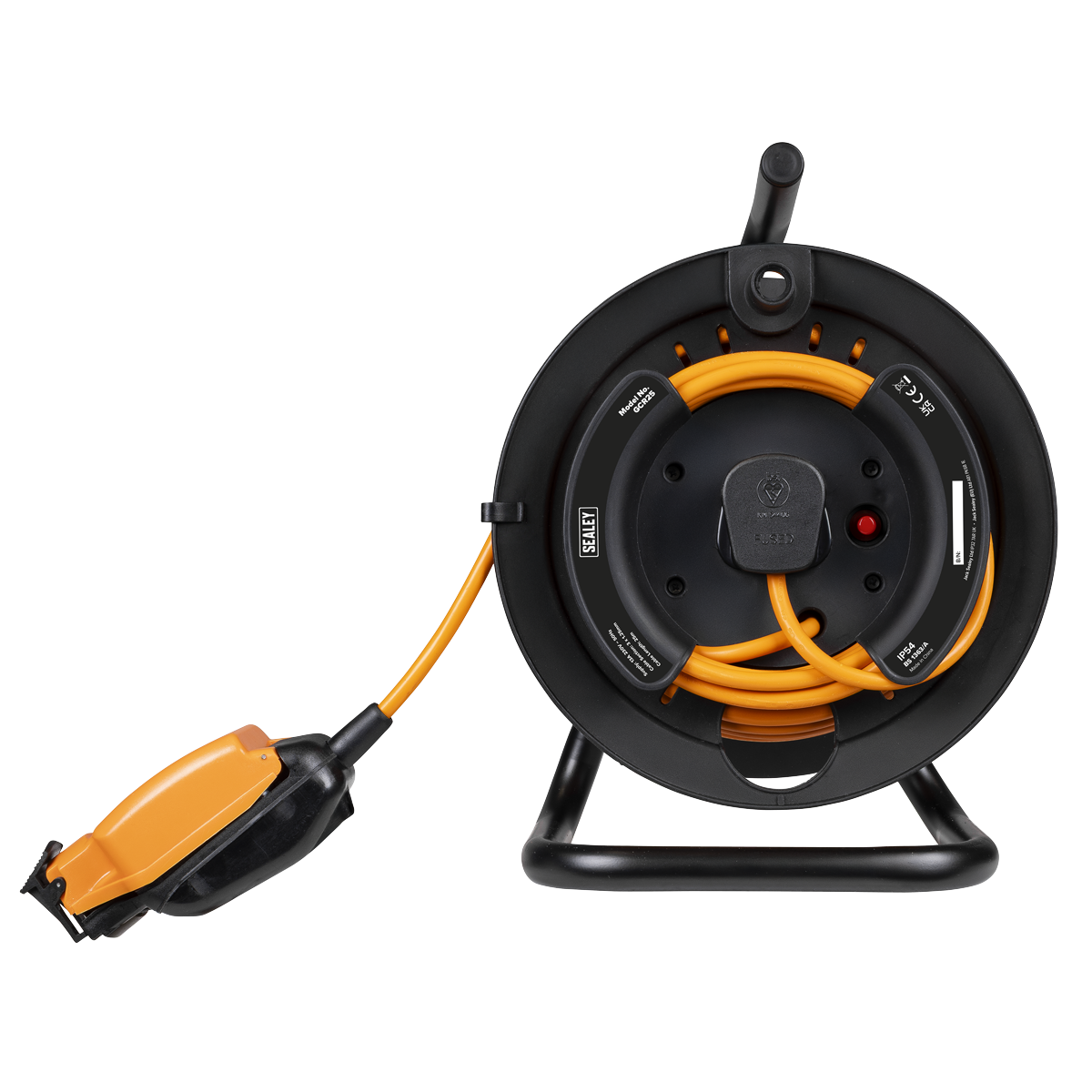 25m Weatherproof In-Line Socket with Thermal Cutout & 3m Additional Plug Cable GCR25