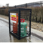 Gas Cylinder Safety Cage - 2 x 19kg GCSC219