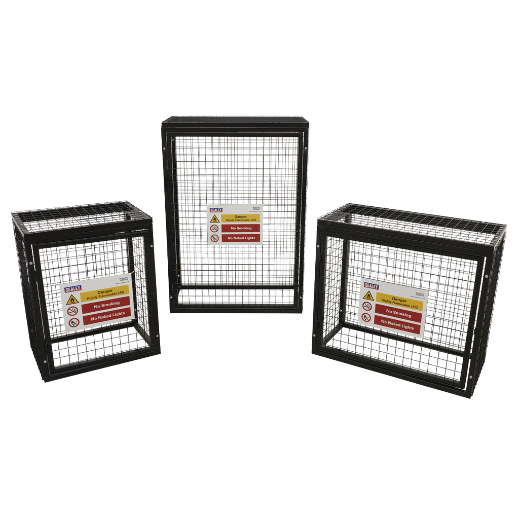 Gas Cylinder Safety Cage - 2 x 19kg GCSC219