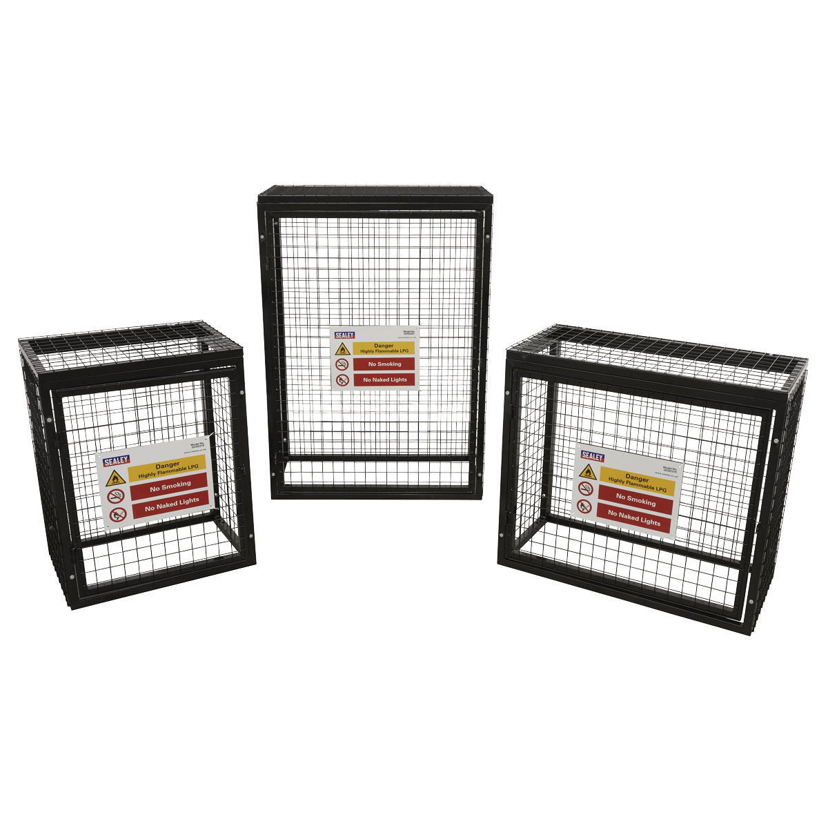 Gas Cylinder Safety Cage - 2 x 47kg GCSC247