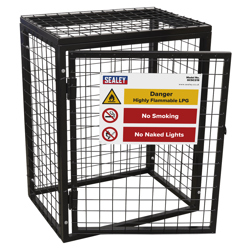 Gas Cylinder Safety Cage - 2 x 19kg GCSC219