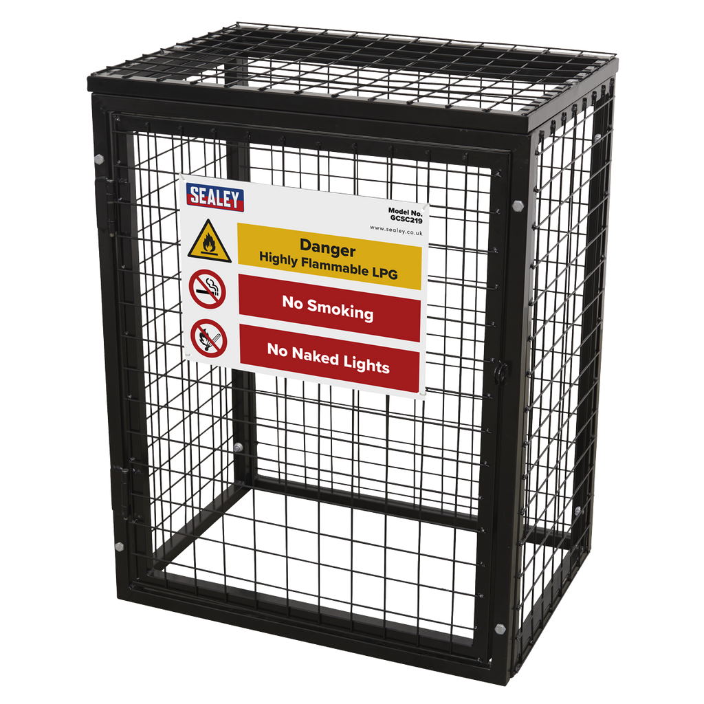 Gas Cylinder Safety Cage - 2 x 19kg GCSC219
