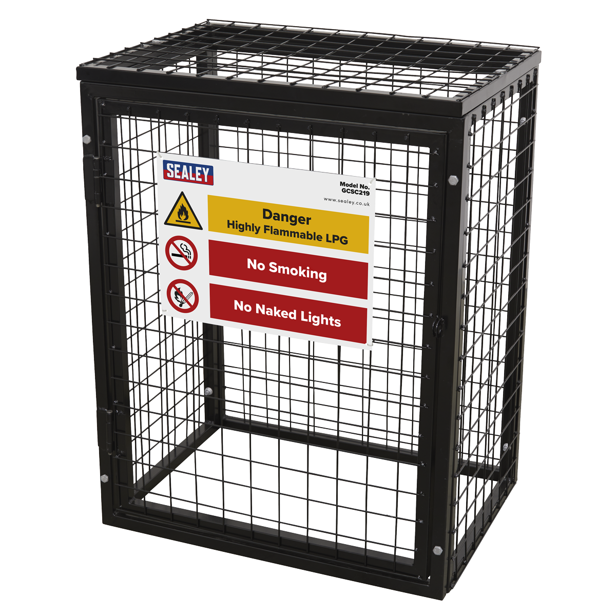 Gas Cylinder Safety Cage - 2 x 19kg GCSC219