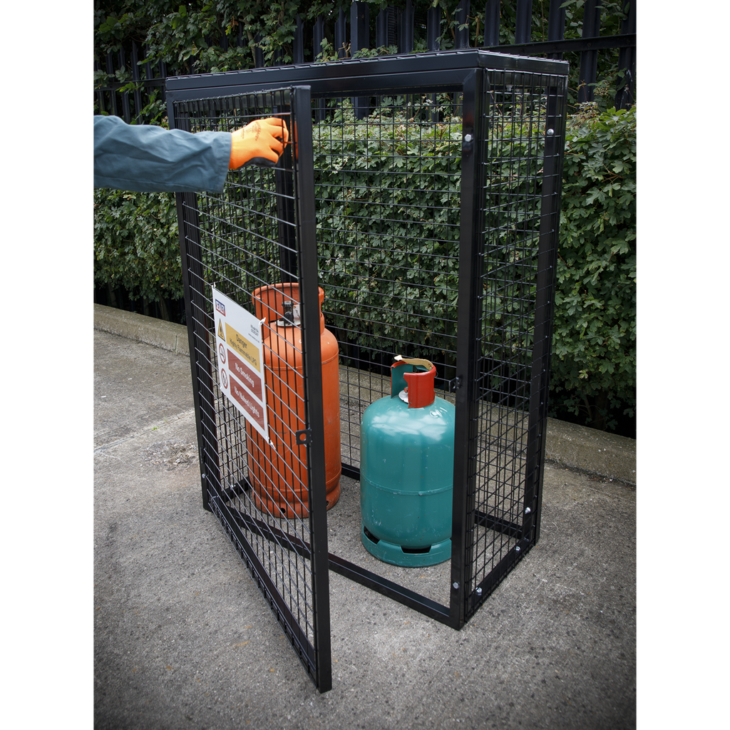 Gas Cylinder Safety Cage - 2 x 47kg GCSC247
