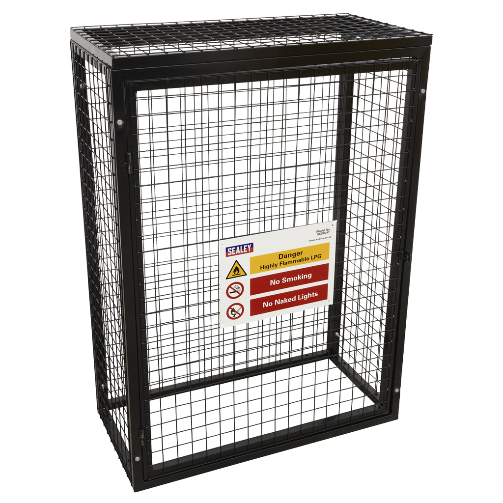 Gas Cylinder Safety Cage - 2 x 47kg GCSC247