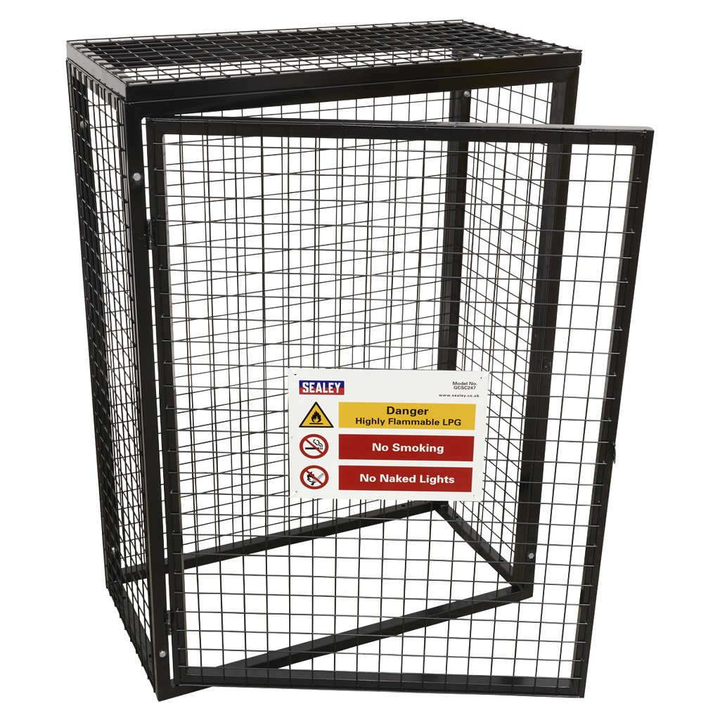 Gas Cylinder Safety Cage - 2 x 47kg GCSC247