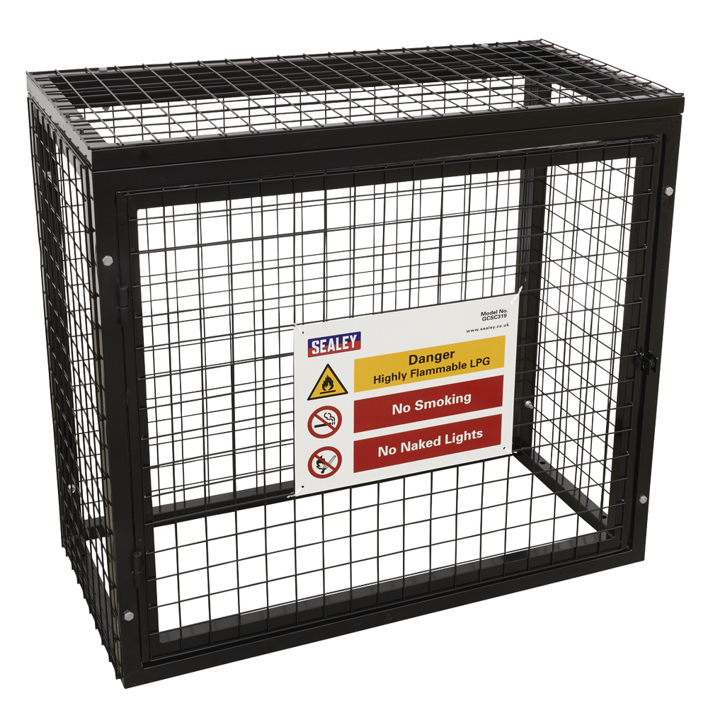 Gas Cylinder Safety Cage - 3 x 19kg GCSC319