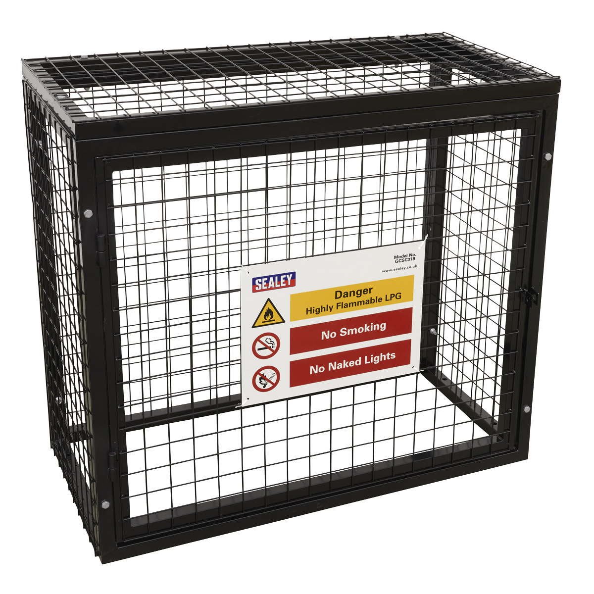 Gas Cylinder Safety Cage - 3 x 19kg GCSC319