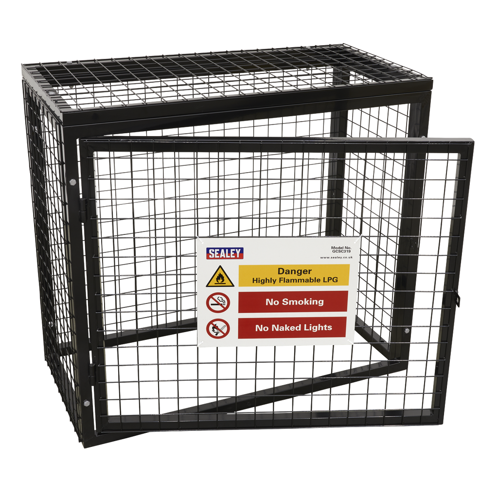 Gas Cylinder Safety Cage - 3 x 19kg GCSC319