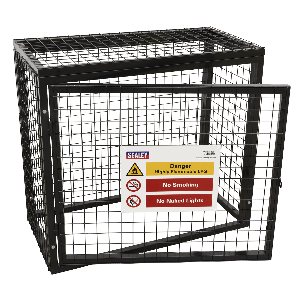 Gas Cylinder Safety Cage - 3 x 19kg GCSC319