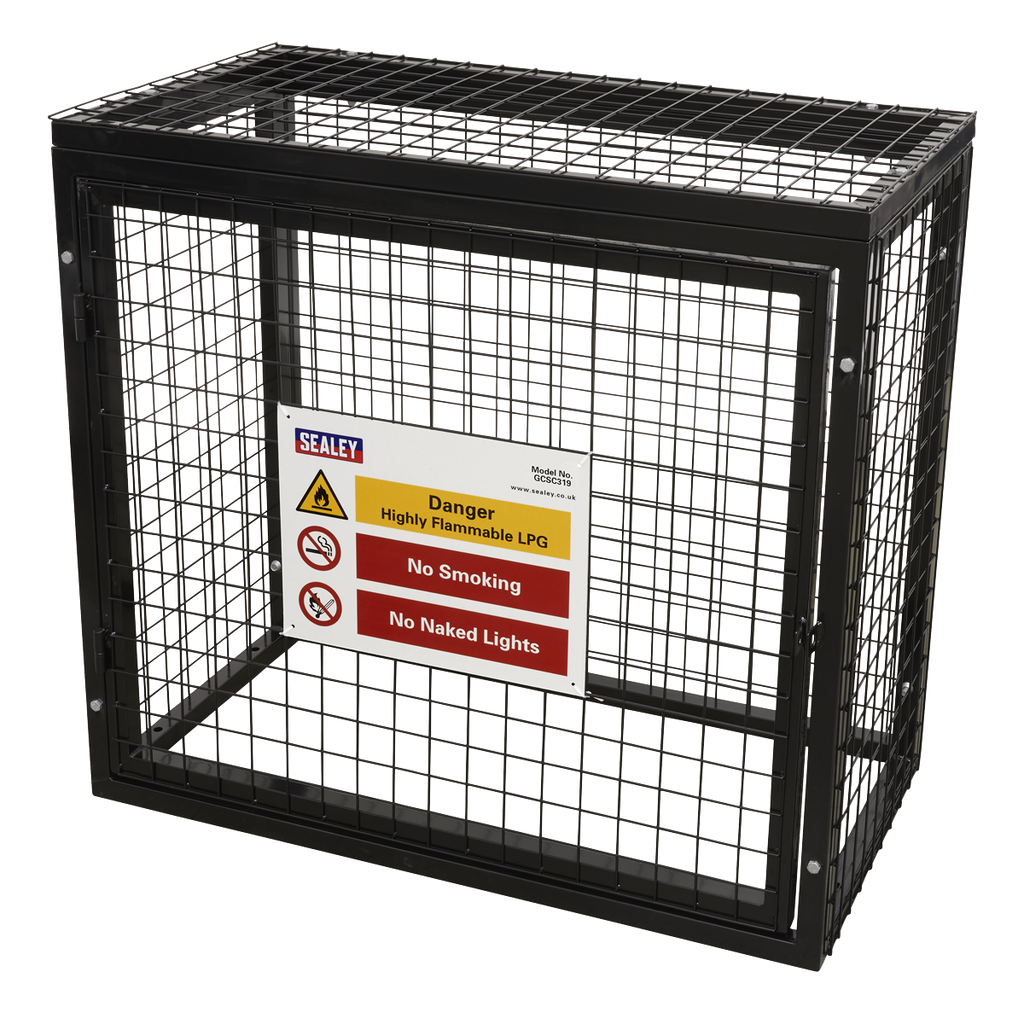 Gas Cylinder Safety Cage - 3 x 19kg GCSC319