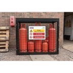 Gas Cylinder Safety Cage - 4 x 19kg GCSC419