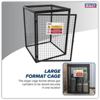 Gas Cylinder Safety Cage - 4 x 47kg GCSC447