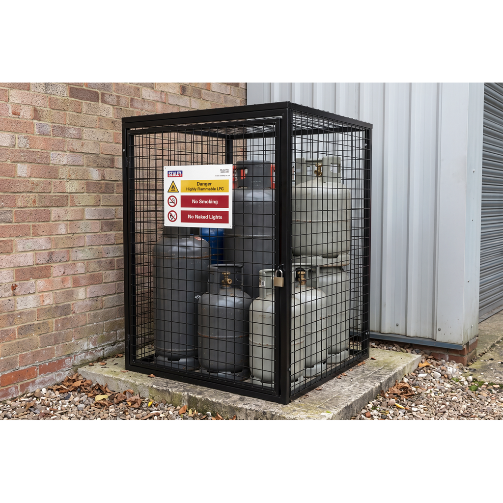 Gas Cylinder Safety Cage - 4 x 47kg GCSC447